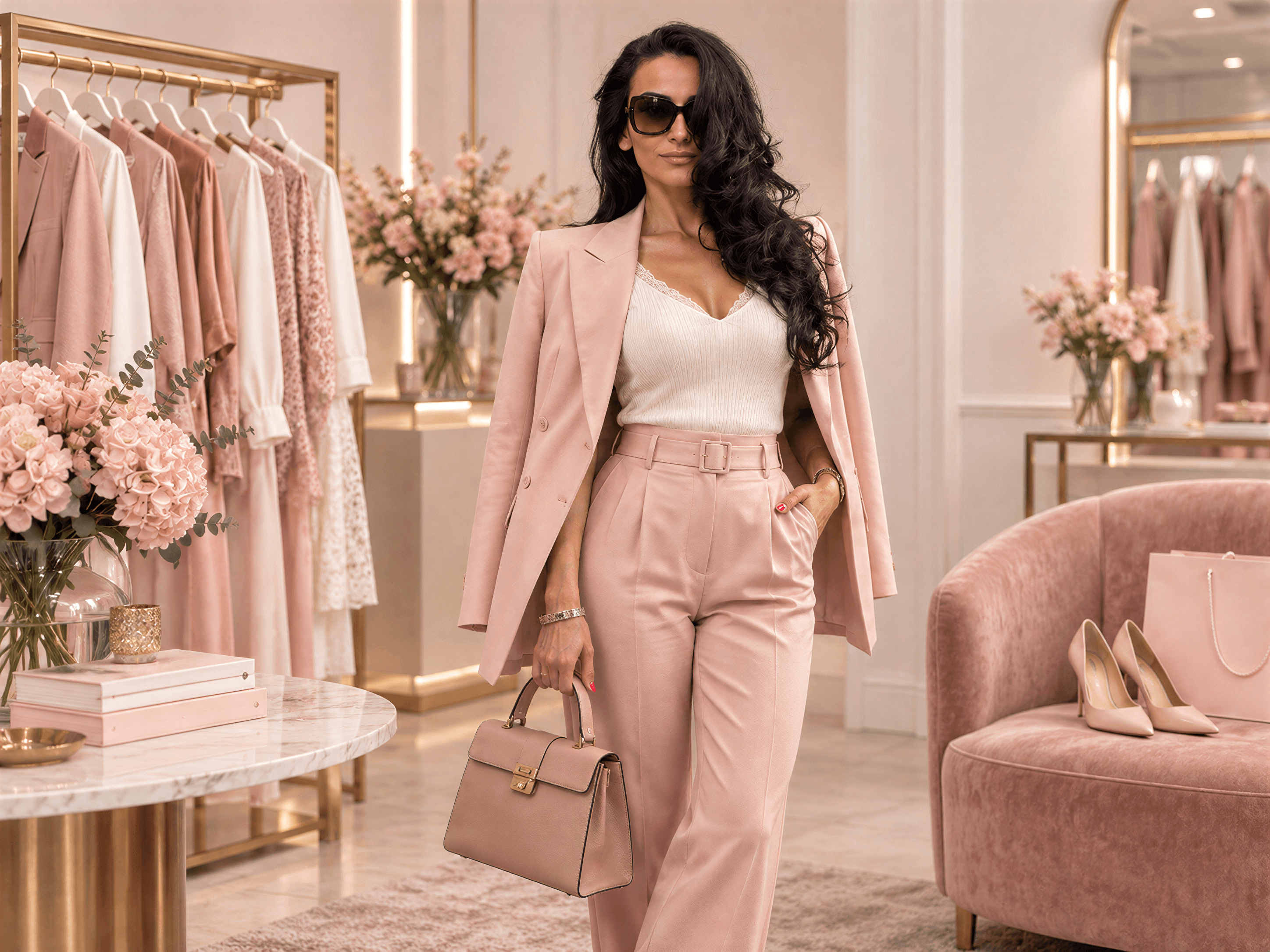 Viktorie v zajetí módy — styling v butiku