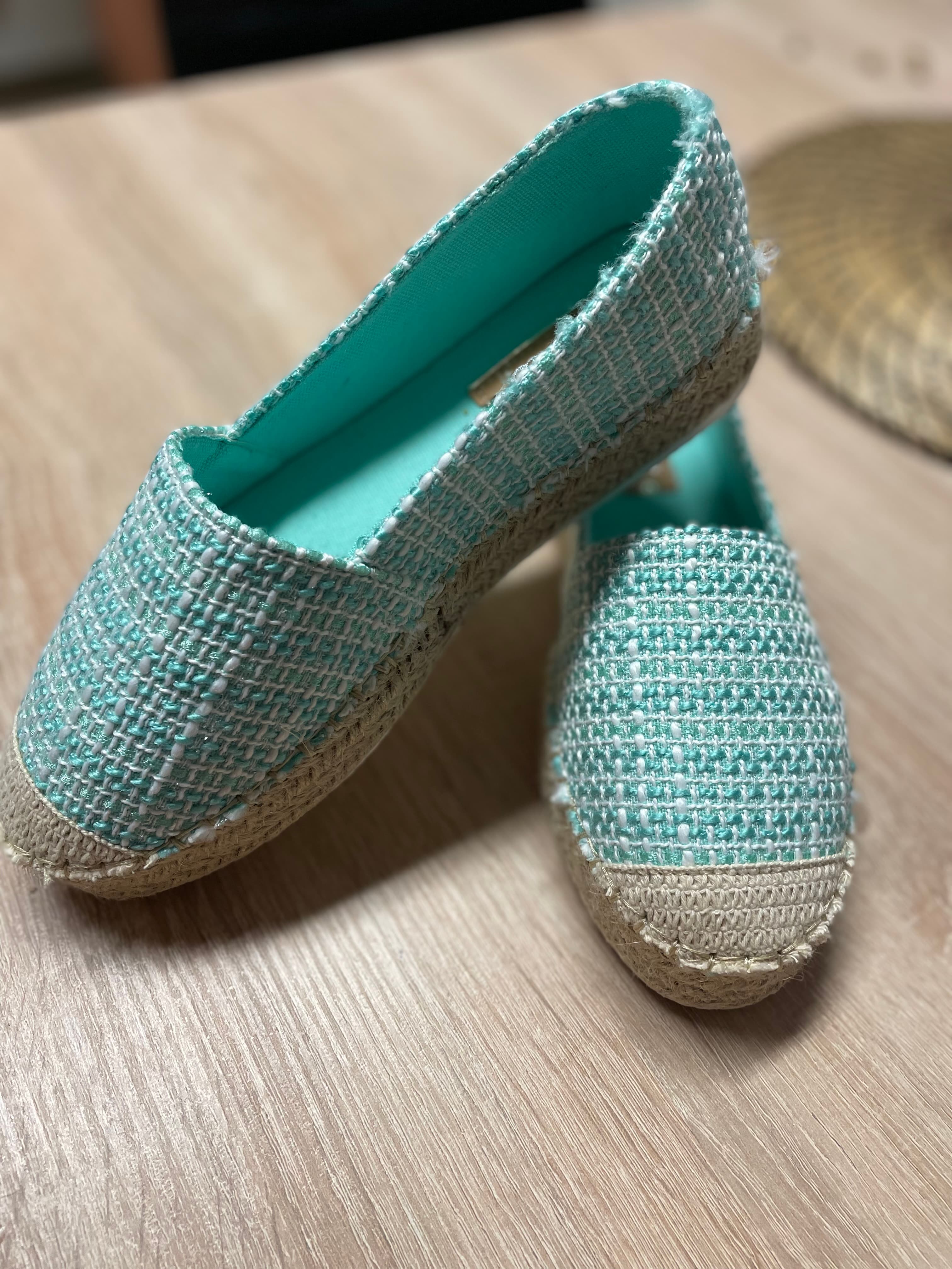 Zelené espadrilky