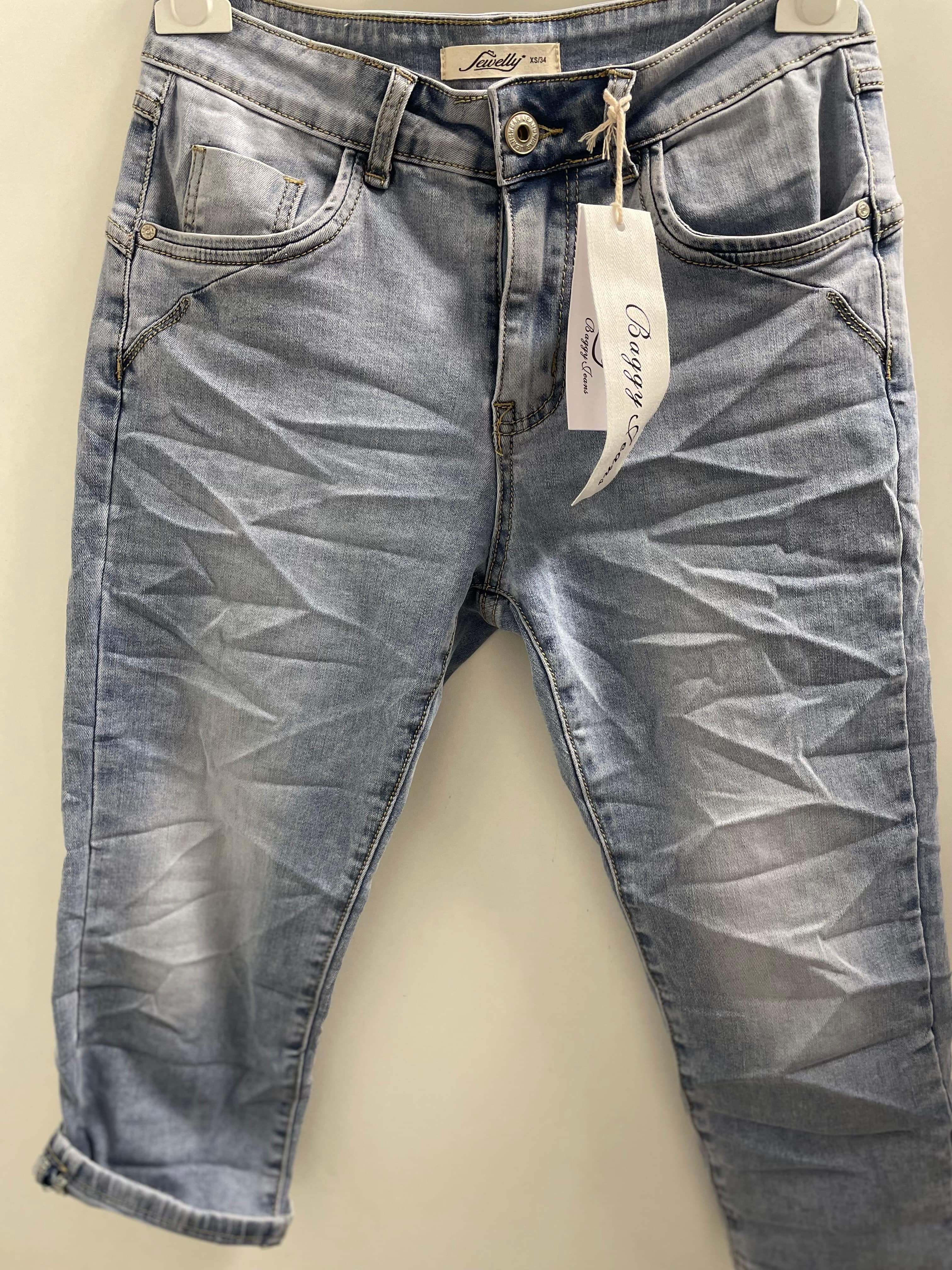 3/4 Jeans Baggy - JEWELLY